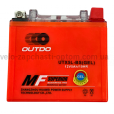 Акумулятор UTX5L-BS GEL 12V5Ah/10HR гелевий 10.01.2024 Outdo