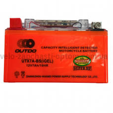 Акумулятор UTX7А-BS iGEL 12V7Ah/10HR гелевий з індикатором 10.01.2024 Outdo