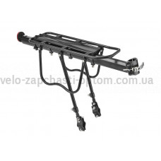 Багажник SA-40 на підсідельний штир алюмінієвий 24-28 під диск Shunfeng