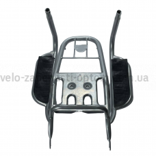 Багажник Дельта/Delta з підніжками сріблястий