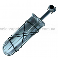 Багажник на підсідельний штир срібло 25.4 та 27.2 алюмінієвий Shunfeng