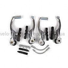 Вібрейк без ручок срібло ободне гальмо Shunfeng