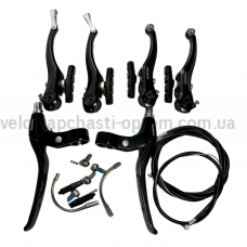 Вібрейк з чорними ручками чорний HJ-805AD Alhonga