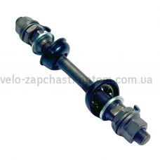 Вісь передня 10 мм із чашками з бортиком довжина 140 мм Shunfeng