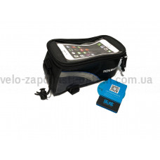 Вело бардачок GA-43 для телефону 5.5 дюймів на раму ROSWHEEL