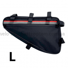 Вело бардачок трикутний L під раму BG-0858