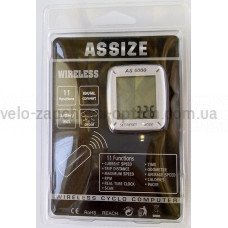Вело спідометр AS 6000 бездротовий 11 режимів ASSIZE