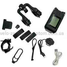 Вело спидометр 4в1 +фара+габарит+сигнал МТ-088Т6