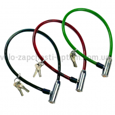 Велозамок із металевою головкою ф12-650мм Китай