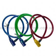 Велозамок із пластиковою головкою ф12-1000мм Китай