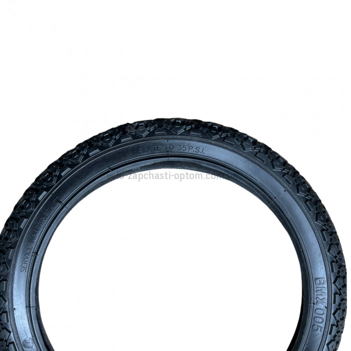 Велосипедна покришка 16" x 1.75 Servis Tyres BMX (005) Для дитячих велосипедів Позашляхова)