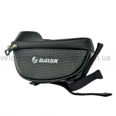 Велосумка на руль з утримувачем під телефон чорна 222G Baisk