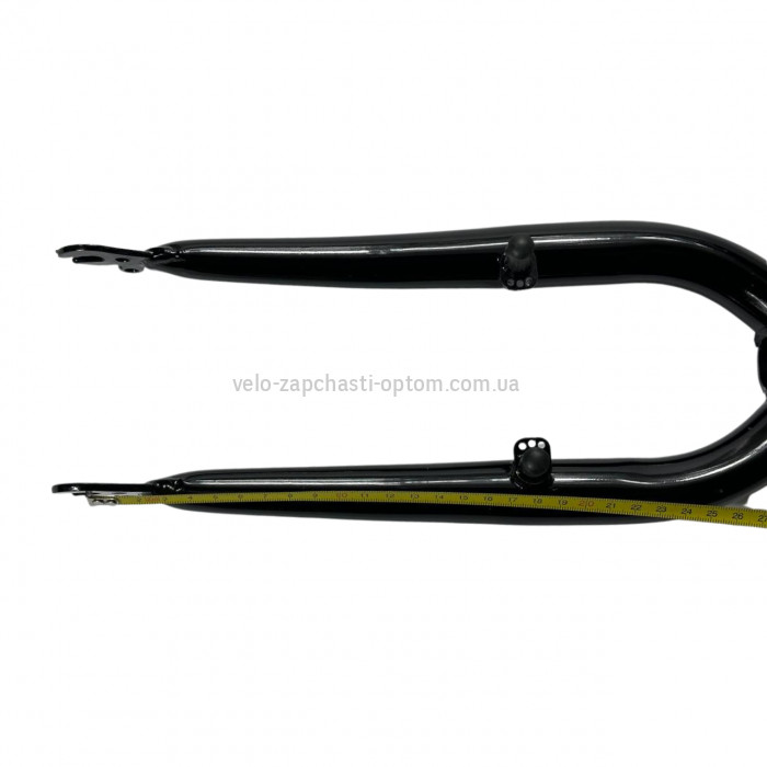 Вилка 20 жорстка під вібрейк чорна Shunfeng