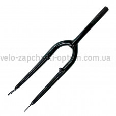 Вилка 24 жорстка під вібрейк чорна Shunfeng