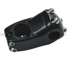 Винос керма під вилку 25.4 мм алюмінієвий довжина 50 мм і кермо 22.2 чорний