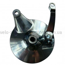 Гальмівний барабан GN-125/150 хромований задній з колодками JWBP