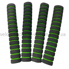 Гріпси поролонові зелені набір 4 штуки Shunfeng
