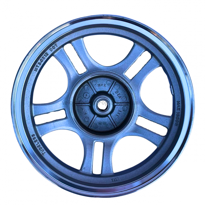 Диск задній 3.00-12 19 шліців GY-6 під барабанне гальмо 110мм GO