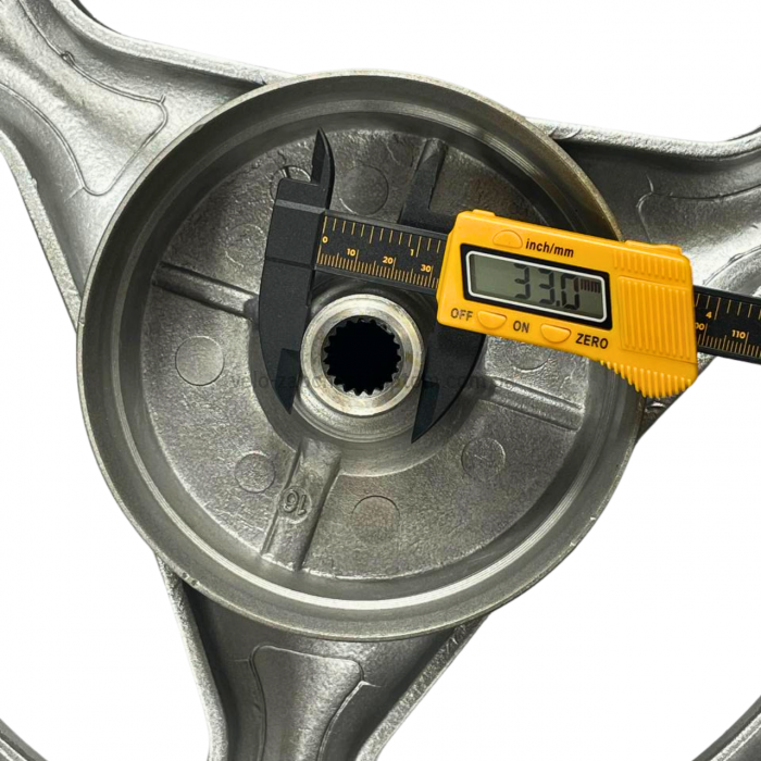 Диск задній GY-6 150сс 3.50-13 19 шліців під дискове гальмо 130мм