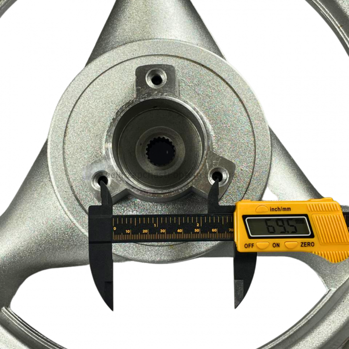 Диск задній GY-6 150сс 3.50-13 19 шліців під дискове гальмо 130мм