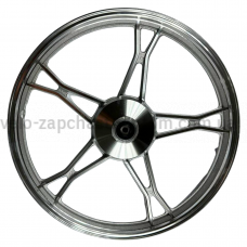 Диск передній 1.4х17 Delta 6300 сріблястий GO