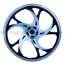 Диск передній литий 1.4х17 Актив під дискове гальмо чорний