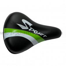 Дитяче сідло 272 чорно-зелене Agilette