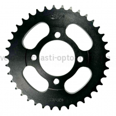Зірка задня 428-38 зубів Дельта приводна чорна GO