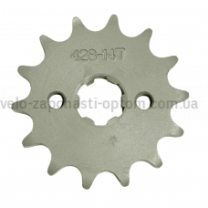 Зірка передня 428-14 зубів Дельта приводна GO