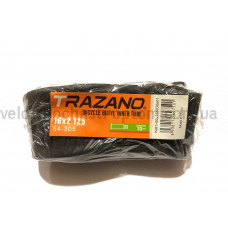 Камера 16х2.125 54-305 AV 33 мм прямий вентиль Sсhrader Trazano