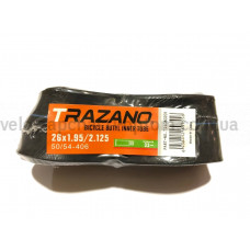 Камера 26х1.95/2.125 50/54-406 AV 33 мм прямий вентиль Shrader Trazano