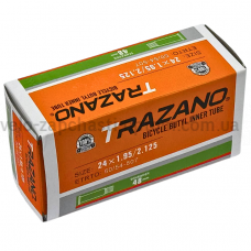 Камера BOX 24х1.95/2.125 50/54-507 AV 48 мм прямий вентиль Shrader Trazano