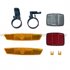 Катафоти на велосипед комплект 4шт