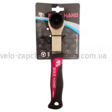 Ключ для зняття картриджа каретки з ручкою Bike Hand YC-26BB-2A (20 зубів) оригінал Тайвань з напрямною віссю знімач каретки