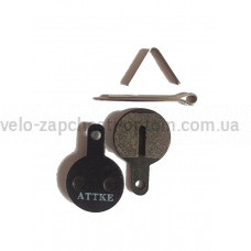 Колодки дискові 103 велосипедні Attke