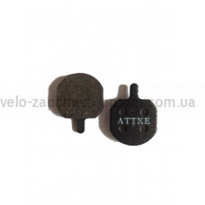 Колодки дискові 107 велосипедні Attke