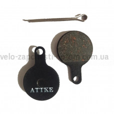 Колодки дискові 110 велосипедні Attke
