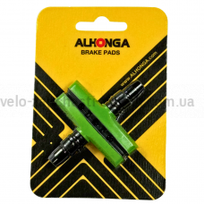 Колодки ободні різьбові зелені Alhonga