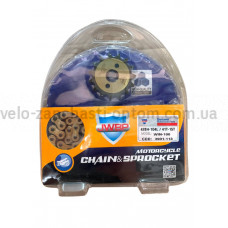 Комплект зірок з ланцюгом Gold 104L-428H 41-15 зубів Дельта/Альфа JWBP