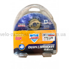 Комплект зірок з ланцюгом Gold 116L-428H/36-15 Дельта/Альфа JWBP