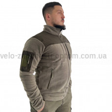 Кофта VOGEL тепла флісова з липучками під шеврони олива Туреччина S