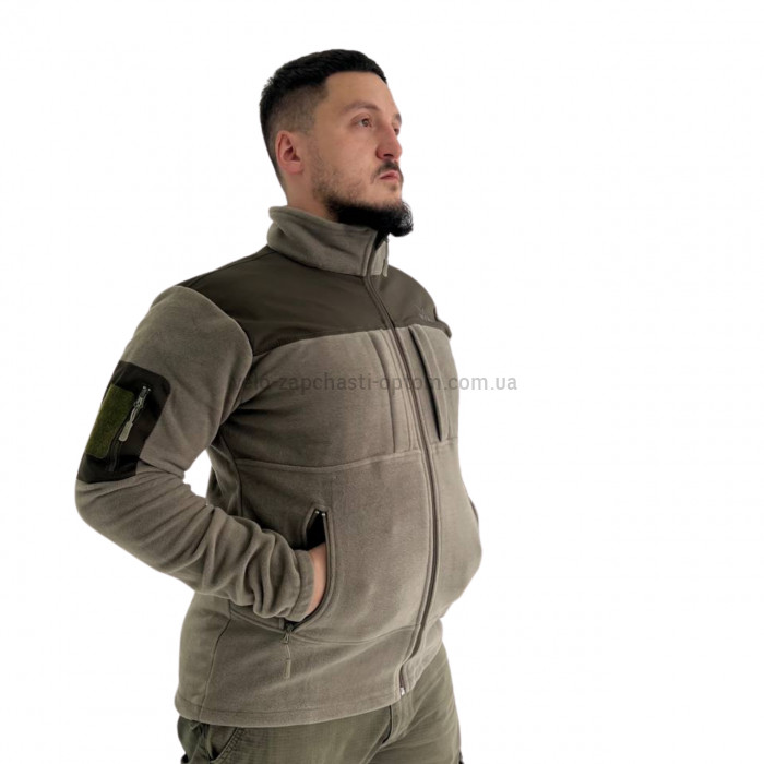 Кофта VOGEL тепла флісова з липучками під шеврони олива Туреччина XXL