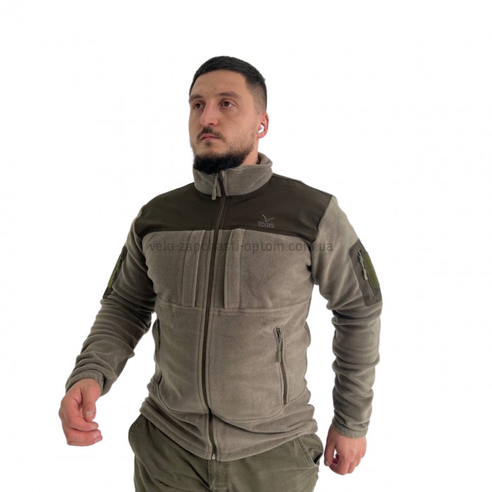 Кофта VOGEL тепла флісова з липучками під шеврони олива Туреччина XXL