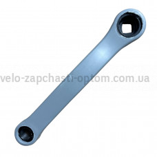 Лівий шатун сірий під ромб 170 мм сталь у пластику Shunfeng