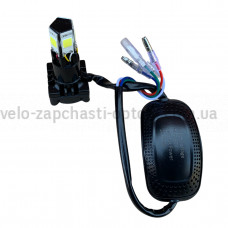 Лампа у фару LED 5 діодів M5 універсальний цоколь GO