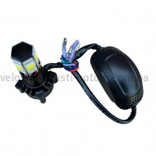 Лампа у фару LED 6 діодів M6 універсальний цоколь GO