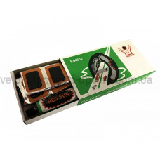 Латка 48 для ремонту велосипедних камер із клеєм RED SUN