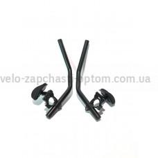 Лежак алюмінієвий діаметр 25.4 - 31.8 мм на кермо чорний Shunfeng