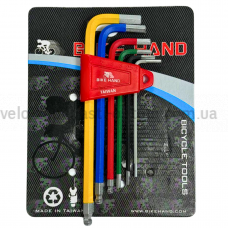 Мультитул 6 штук кольорові 613 набір шестигранників Bike Hand