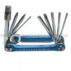 Мультитул M-1 синій набір шестигранників Taiwan